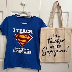 Teacher T-Shirt & Canvas Bag